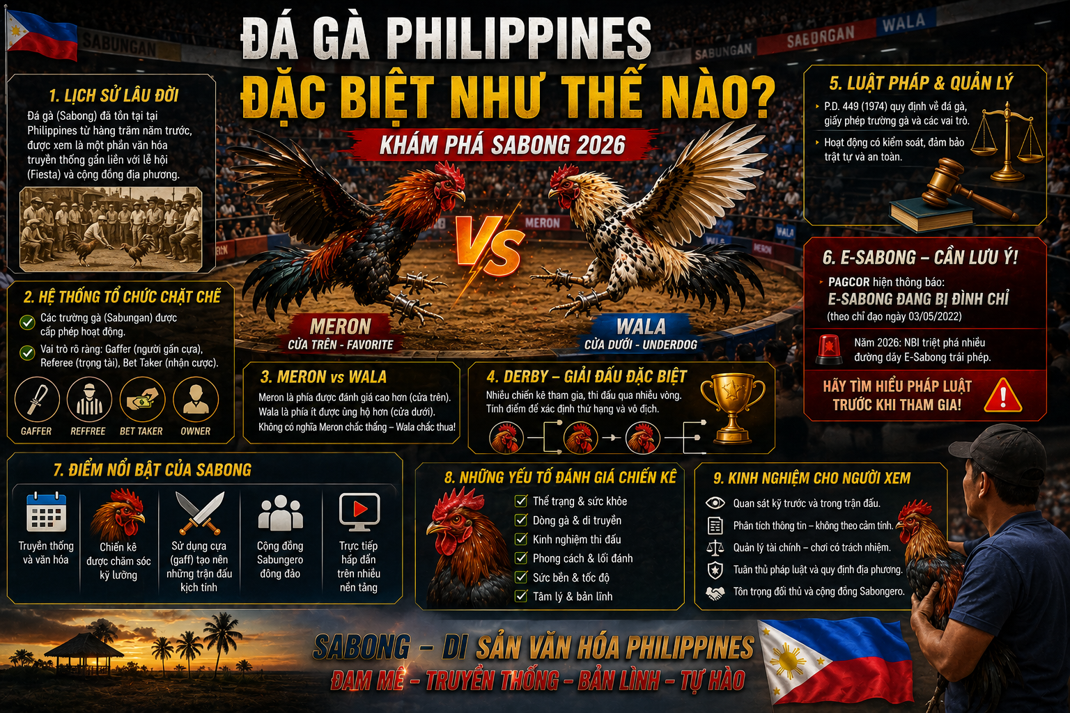 Đá gà Philippines