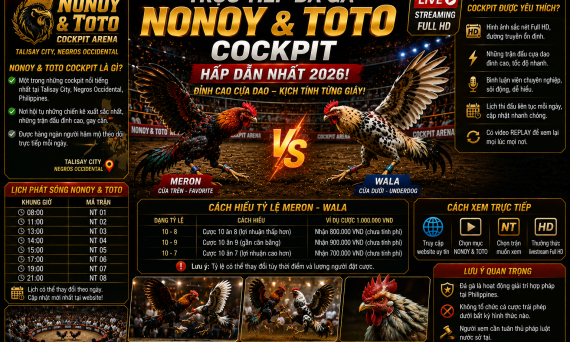 Trực tiếp đá gà Nonoy