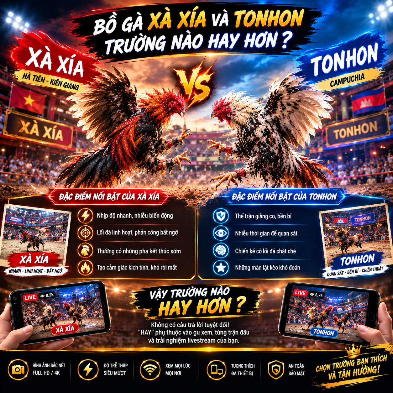 Bồ gà Xà Xía và Tonhon