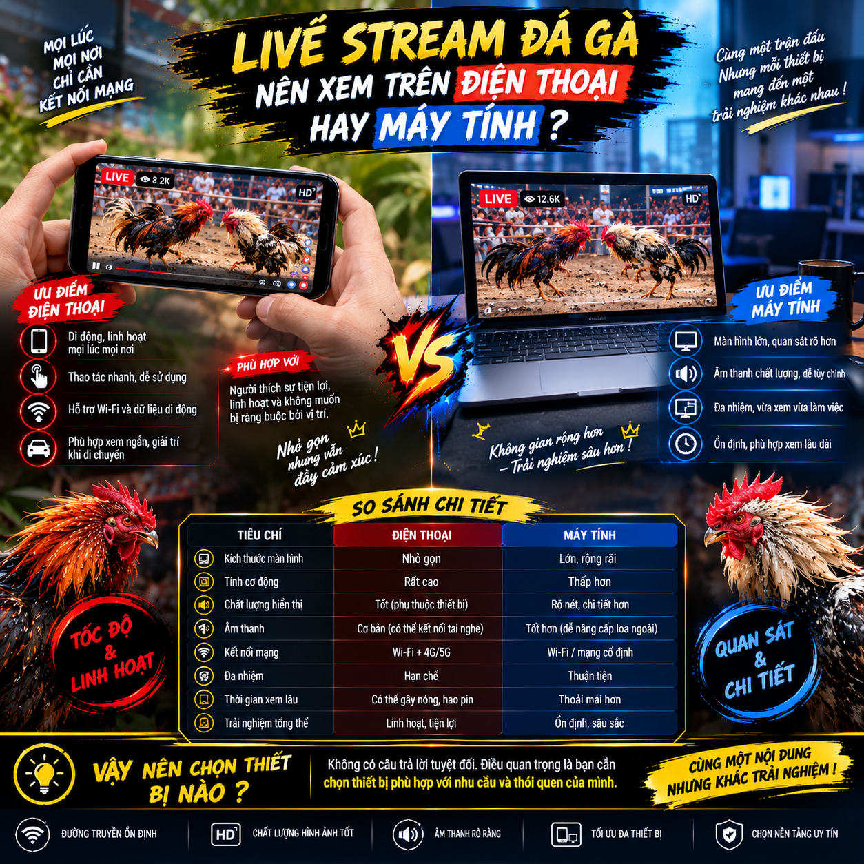 Live stream đá gà