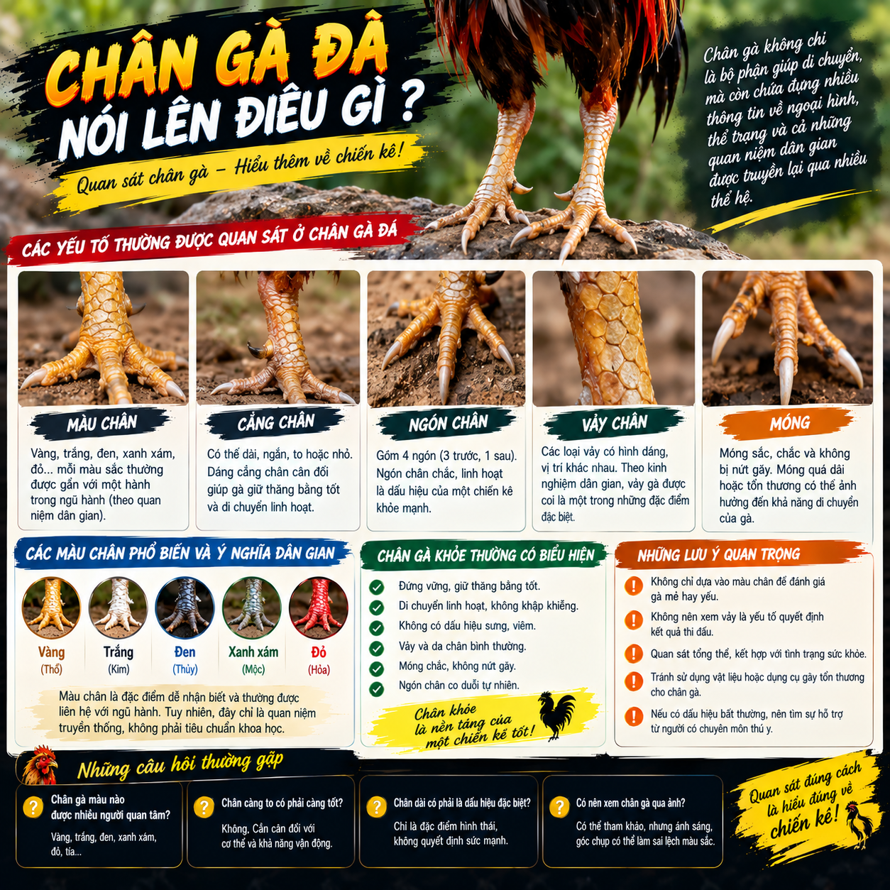 Chân gà đá