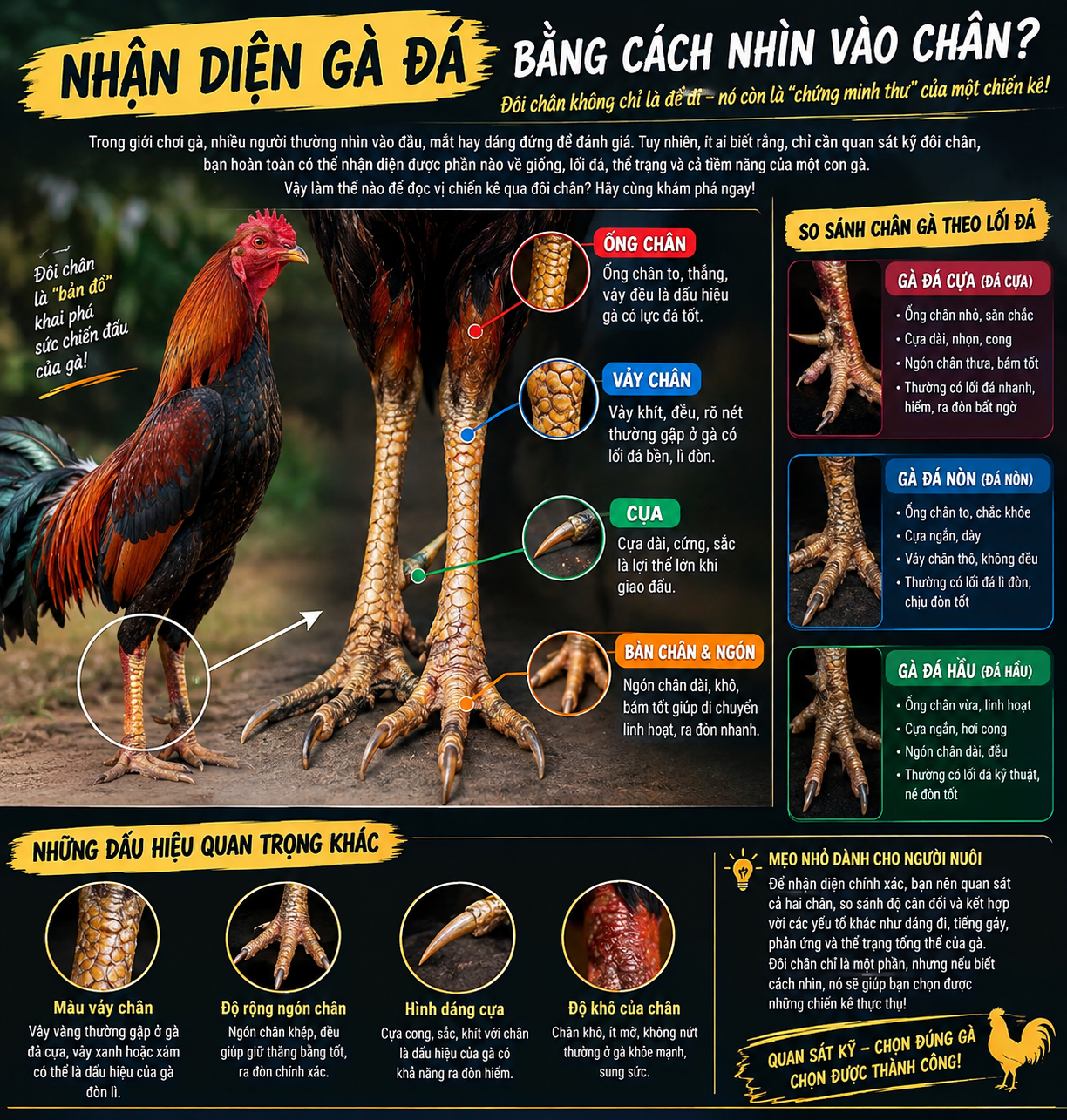 Nhận diện gà đá