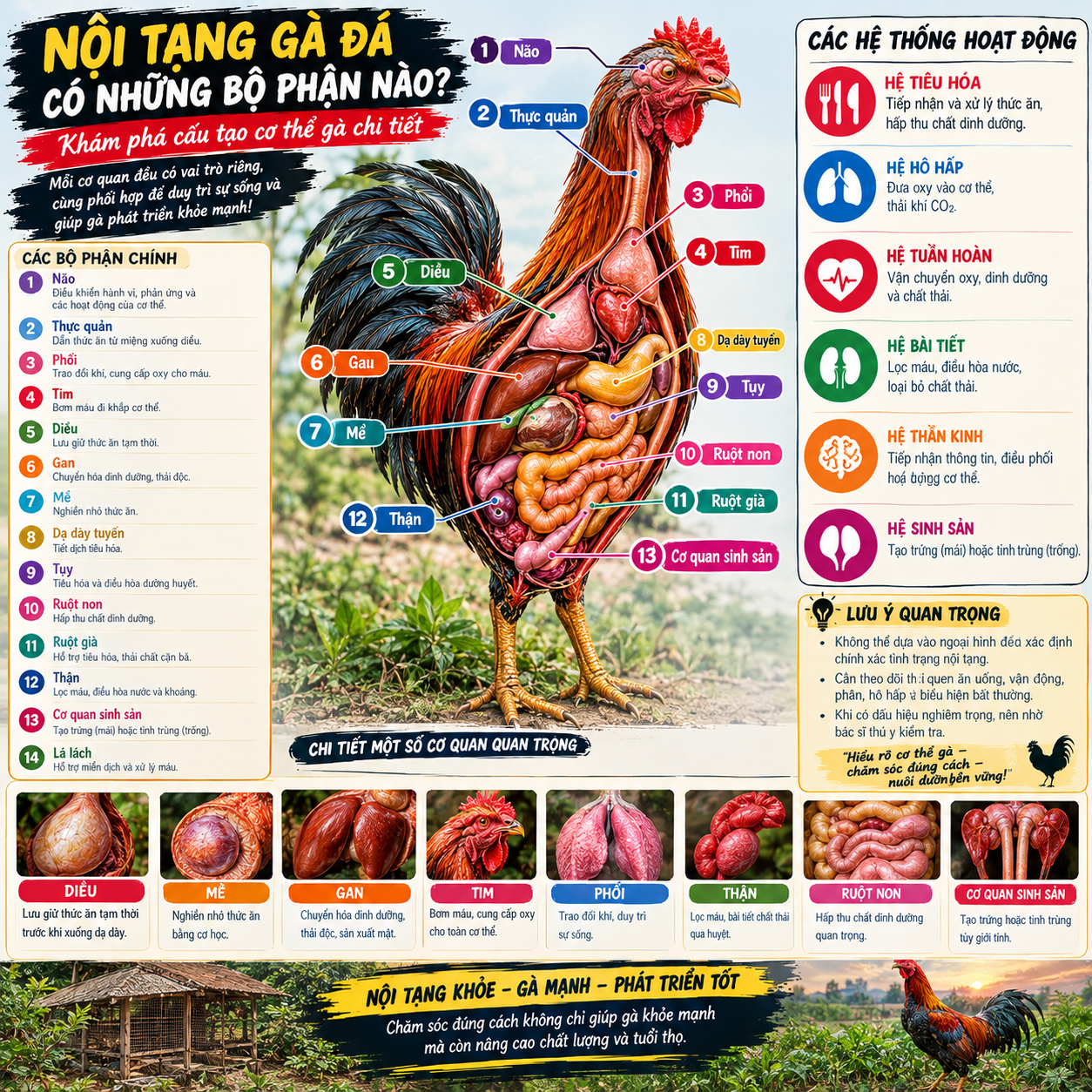 nội tạng gà đá